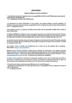 Miniature de la première page du fichier Avis au public