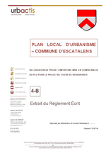 Miniature de la première page du fichier Extrait du réglement