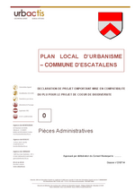 Miniature de la première page du fichier Pièces administratives